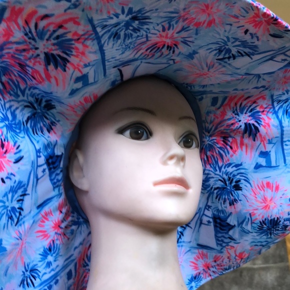 Lilly Pulitzer GWP Beach Hat, One Size Fits All NWT